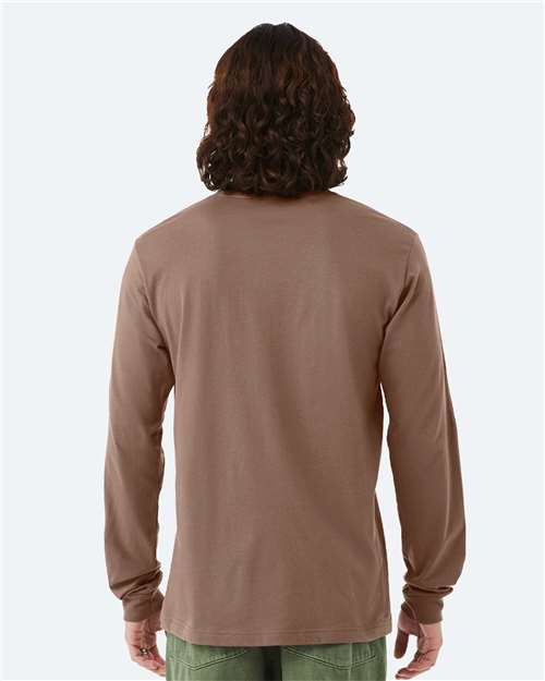 BELLA + CANVAS Unisex Jersey Long Sleeve Tee 3501 - Vintage Brown