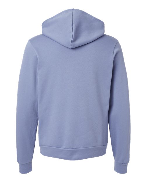 BELLA + CANVAS Unisex Sponge Fleece Hoodie Sweatshirt 3719 - Lavender Blue
