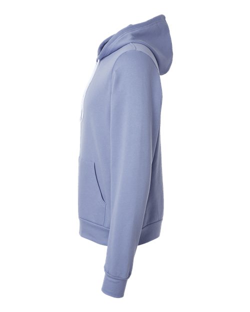 BELLA + CANVAS Unisex Sponge Fleece Hoodie Sweatshirt 3719 - Lavender Blue