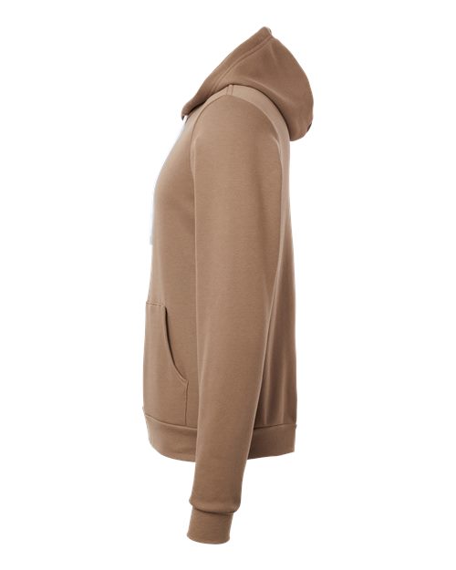 BELLA + CANVAS Unisex Sponge Fleece Hoodie Sweatshirt 3719 - Vintage Brown