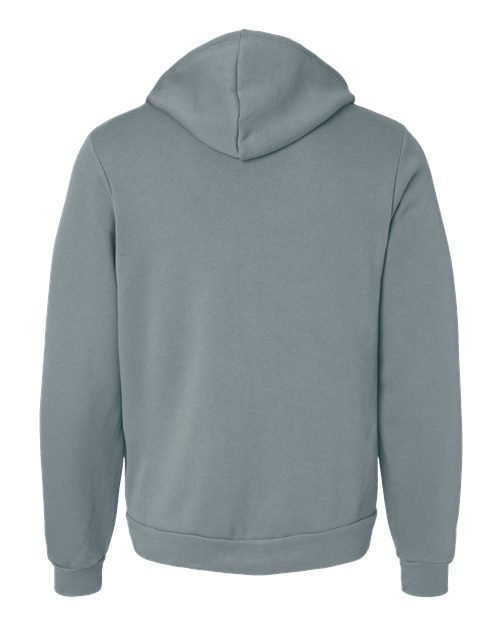 BELLA + CANVAS Unisex Sponge Fleece Full-Zip Hoodie Sweatshirt 3739 - Blue Storm