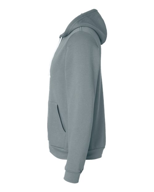 BELLA + CANVAS Unisex Sponge Fleece Full-Zip Hoodie Sweatshirt 3739 - Blue Storm