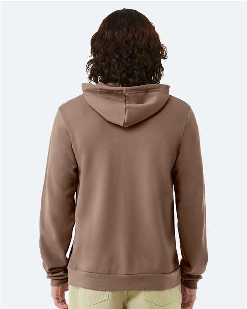 BELLA + CANVAS Unisex Sponge Fleece Full-Zip Hoodie Sweatshirt 3739 - Vintage Brown
