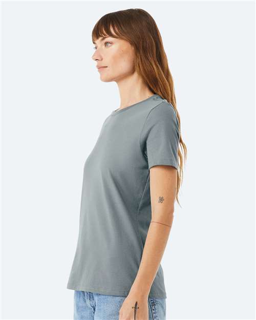 BELLA + CANVAS Women’s Relaxed Jersey Tee 6400 - Blue Storm