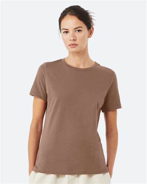 BELLA + CANVAS Women’s Relaxed Jersey Tee 6400 - Vintage Brown