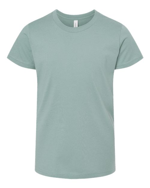 BELLA + CANVAS Youth Jersey Tee 3001Y - Dusty Blue