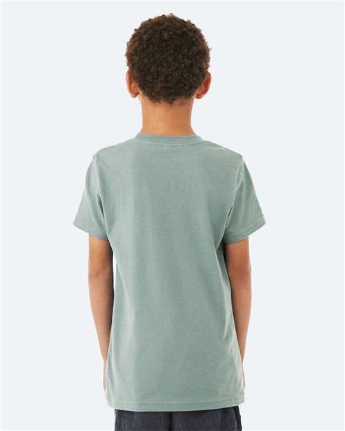 BELLA + CANVAS Youth Jersey Tee 3001Y - Dusty Blue