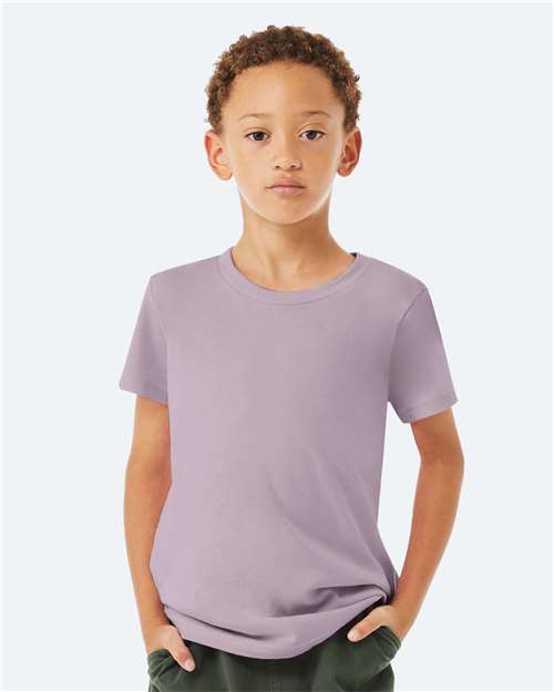 BELLA + CANVAS Youth Jersey Tee 3001Y - Light Violet