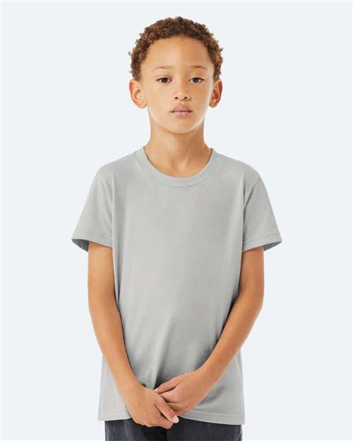 BELLA + CANVAS Youth Jersey Tee 3001Y - Solid Athletic Grey