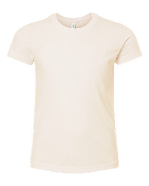 BELLA + CANVAS Youth CVC Jersey Tee 3001YCVC - Heather Natural