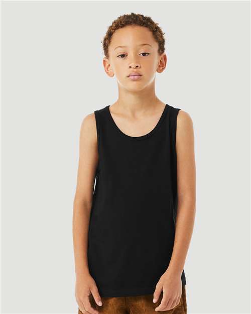 BELLA + CANVAS Youth Heather CVC Tank 3480YCVC