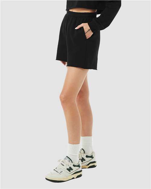 BELLA + CANVAS Women's Cutoff Fleece Shorts 3787