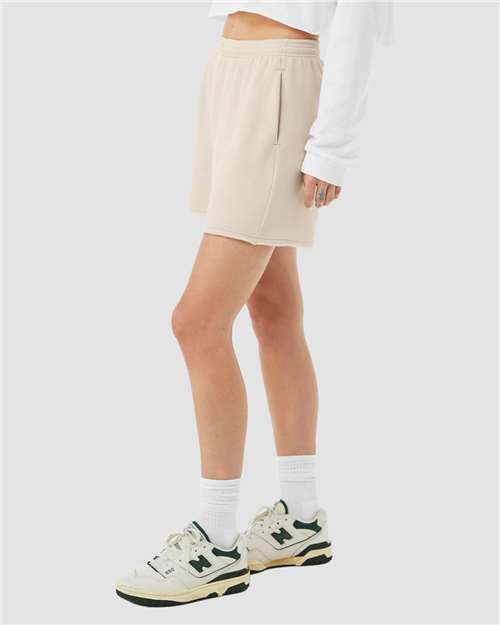 BELLA + CANVAS Women's Cutoff Fleece Shorts 3787