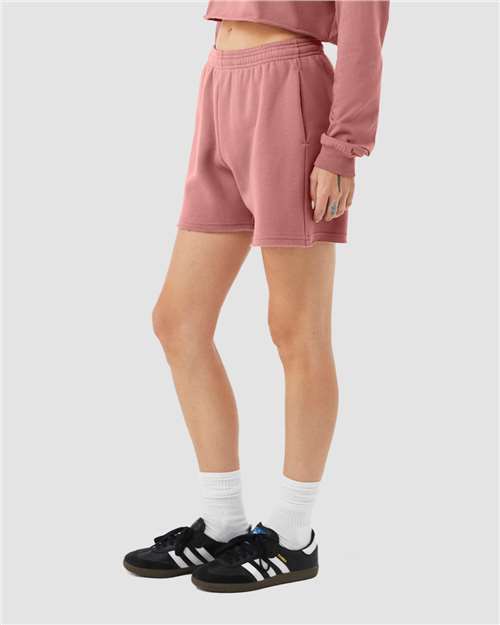 BELLA + CANVAS Women's Cutoff Fleece Shorts 3787