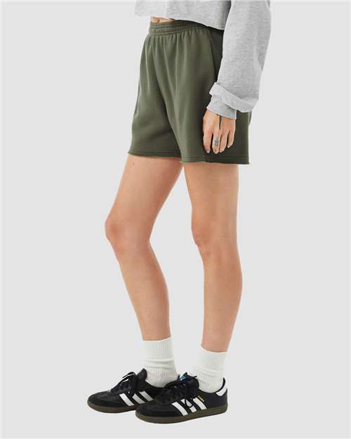BELLA + CANVAS Women's Cutoff Fleece Shorts 3787