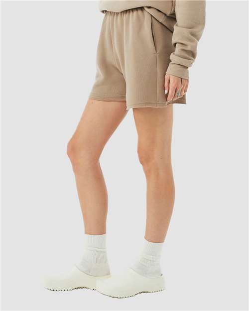 BELLA + CANVAS Women's Cutoff Fleece Shorts 3787