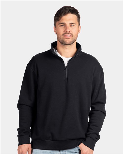 Next Level Unisex Fleece Quarter-Zip Pullover 9643