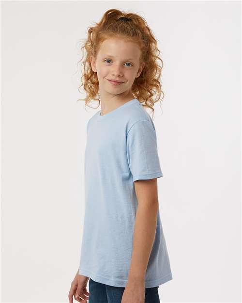 Tultex Youth Fine Jersey T-Shirt 235 - Baby Blue