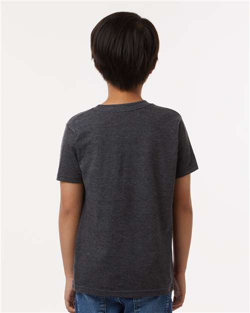 Tultex Youth Fine Jersey T-Shirt 235 - Heather Graphite