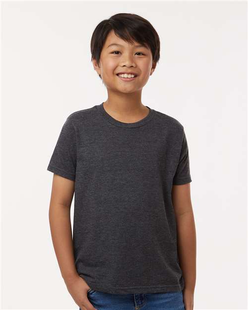 Tultex Youth Fine Jersey T-Shirt 235 - Heather Graphite