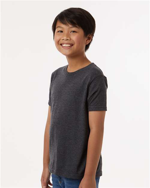 Tultex Youth Fine Jersey T-Shirt 235 - Heather Graphite