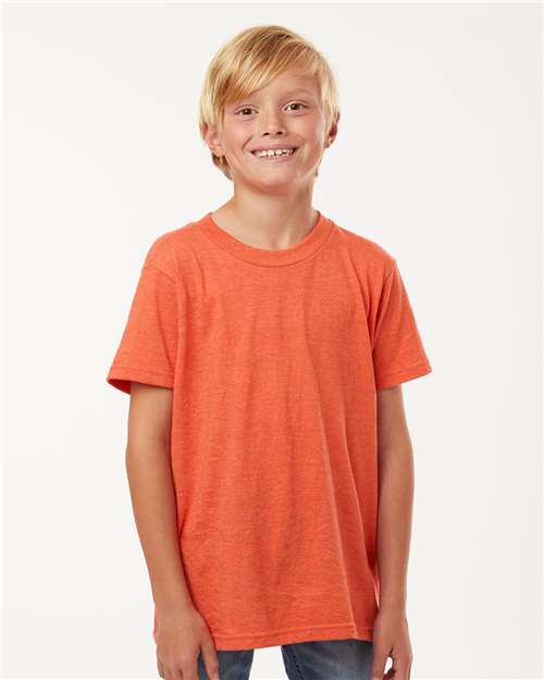 Tultex Youth Fine Jersey T-Shirt 235 - Heather Orange