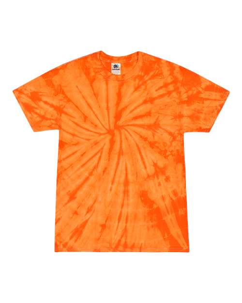 Colortone Unisex Multi-Color Tie-Dyed T-Shirt 1000 - Spider Orange