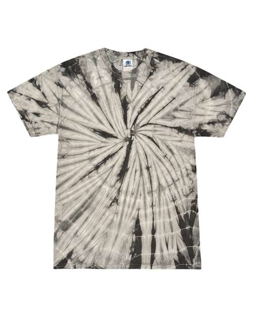 Colortone Unisex Multi-Color Tie-Dyed T-Shirt 1000 - Spider Grey