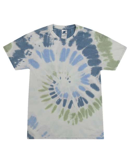 Colortone Youth Multi-Color Tie-Dyed T-Shirt 1000Y - Grand Canyon