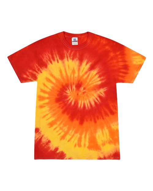 Colortone Youth Multi-Color Tie-Dyed T-Shirt 1000Y - Blaze