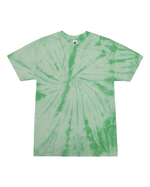 Colortone Youth Multi-Color Tie-Dyed T-Shirt 1000Y - Spider Mint