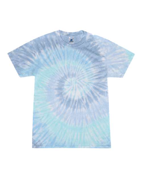 Colortone Youth Multi-Color Tie-Dyed T-Shirt 1000Y - Lagoon