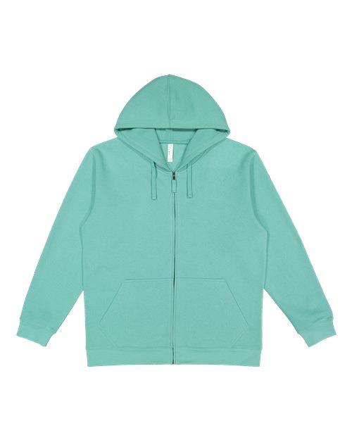 LAT Unisex Full-Zip Fleece Hoodie Sweatshirt 6927