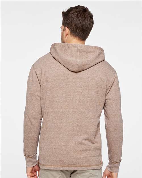 LAT Unisex Vintage Wash Fleece Hoodie Sweatshirt 6936