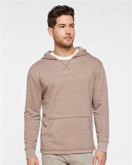 LAT Unisex Vintage Wash Fleece Hoodie Sweatshirt 6936