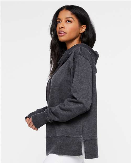 LAT Women's Vintage Wash Hoodie Sweatshirt 3536