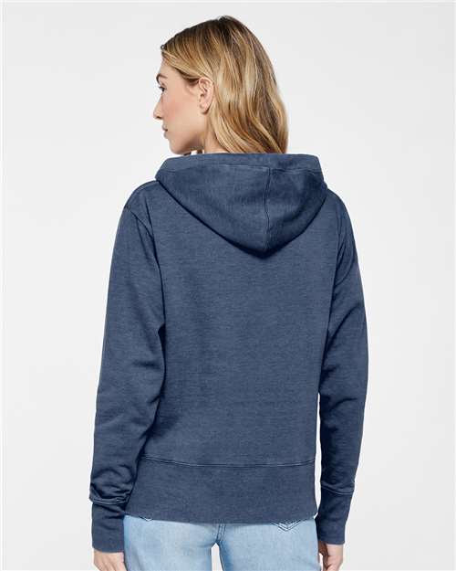 LAT Women's Vintage Wash Hoodie Sweatshirt 3536