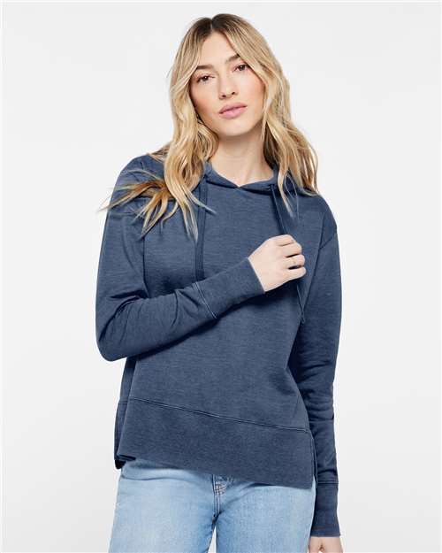 LAT Women's Vintage Wash Hoodie Sweatshirt 3536