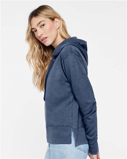 LAT Women's Vintage Wash Hoodie Sweatshirt 3536