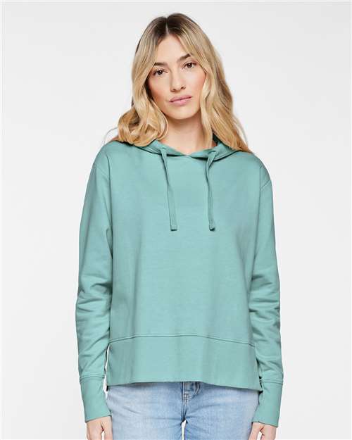 LAT Women's Vintage Wash Hoodie Sweatshirt 3536
