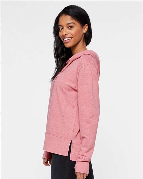 LAT Women's Vintage Wash Hoodie Sweatshirt 3536