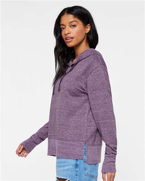 LAT Women's Vintage Wash Hoodie Sweatshirt 3536