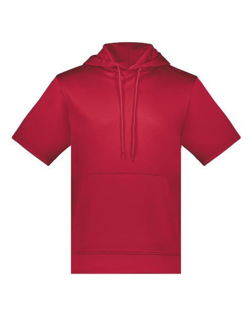 Augusta Sportswear Unisex Fleece Short Sleeve Hooded Pullover 6871