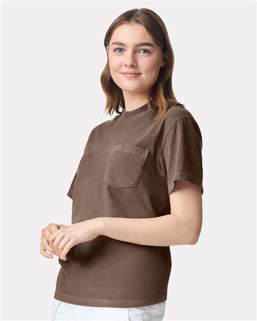 Comfort Colors Unisex Garment-Dyed Heavyweight Pocket T-Shirt 6030
