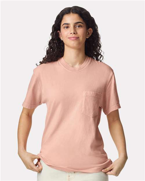 Comfort Colors Unisex Garment-Dyed Heavyweight Pocket T-Shirt 6030 - Peachy