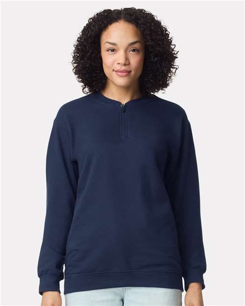 Gildan Unisex Softstyle® Midweight 1/4 Zip Sweatshirt SF008