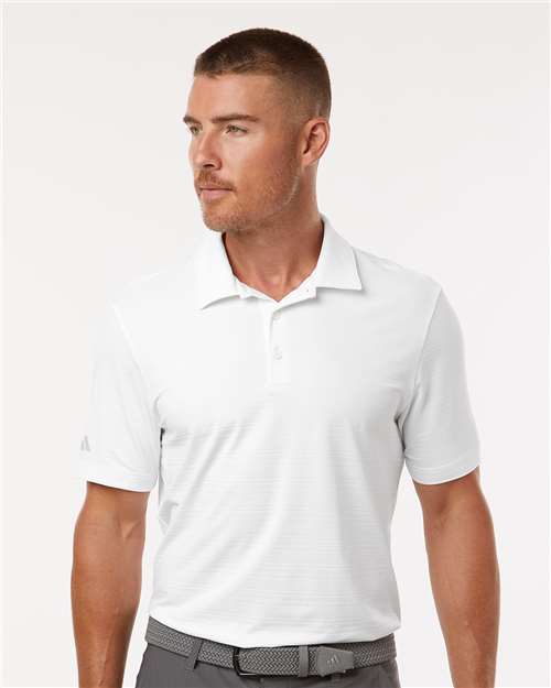 Adidas Men's Textured Stripe Polo A704
