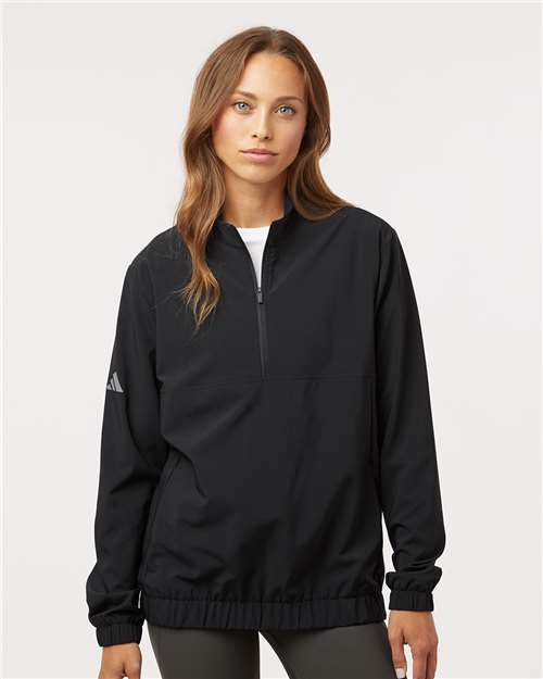 Adidas Women's Stretch Woven Half-Zip Pullover A706