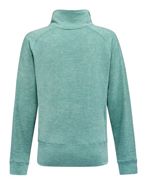 J. America Women's Electric Fleece Quarter-Zip Sweatshirt 8743