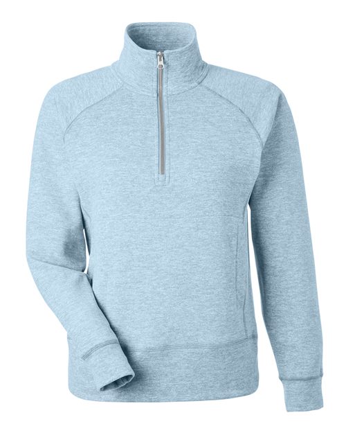 J. America Women's Electric Fleece Quarter-Zip Sweatshirt 8743
